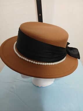 Faux Felt Dressy Hat